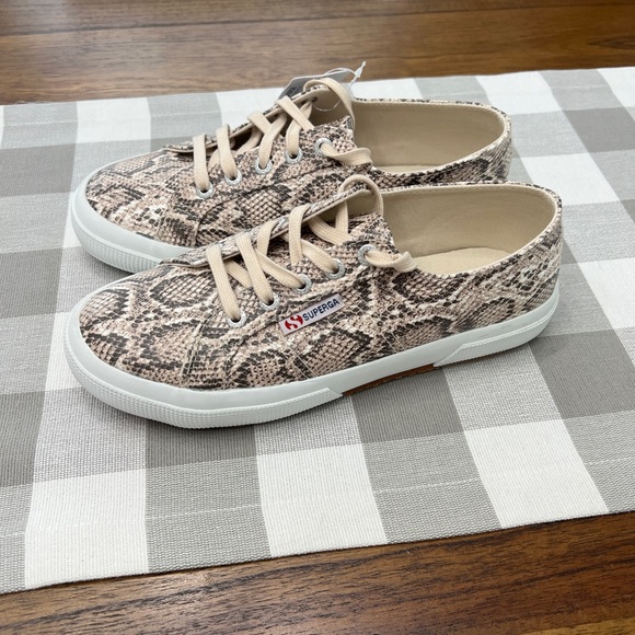 SUPERGA 2750 Snakeskin Sneaker Tennis Shoe NWT - Picture 3 of 7
